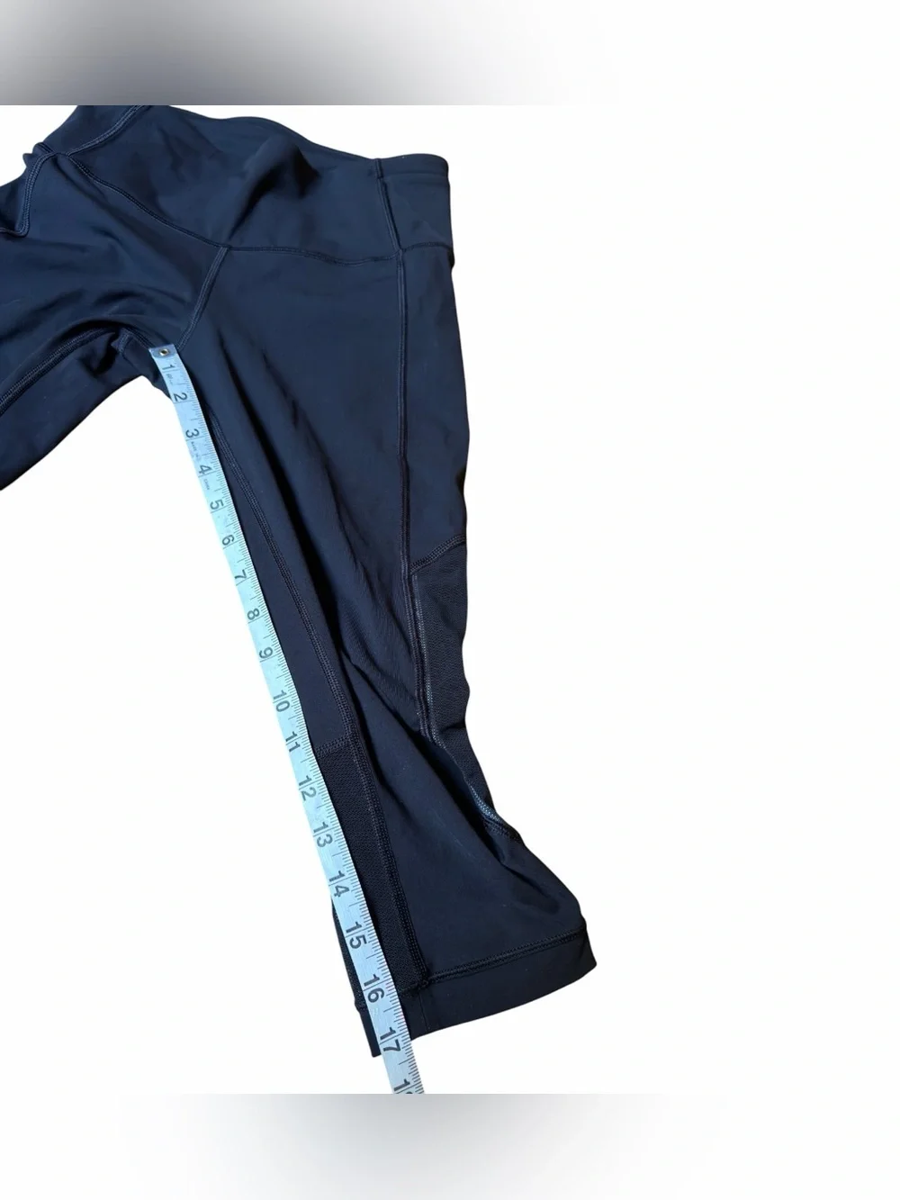 Lululemon Train Times Crop 17” Leggings Size 4 Black W6AGHZ High Rise New
